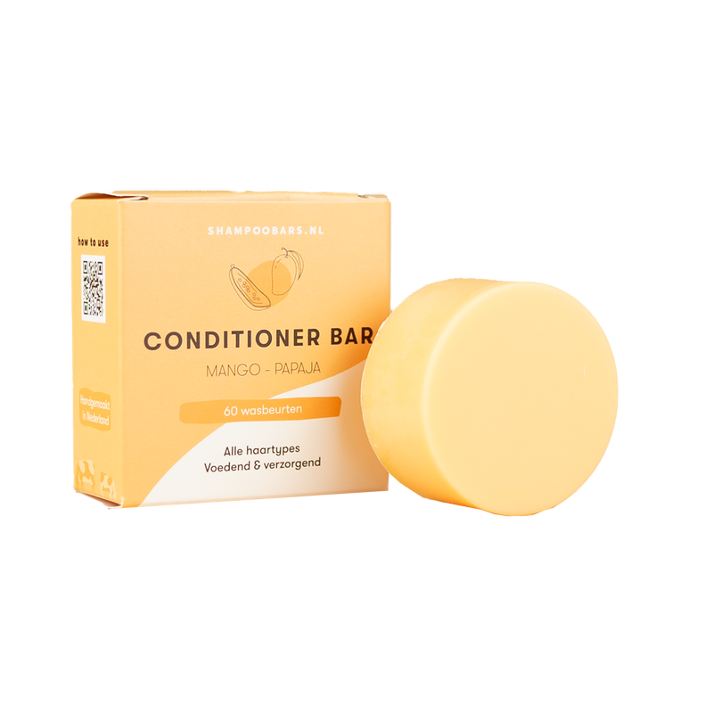 Conditioner Bar Mango- papaja( speciaal voor krullen)