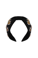 Zwarte Haarband Met Kleine Kralen